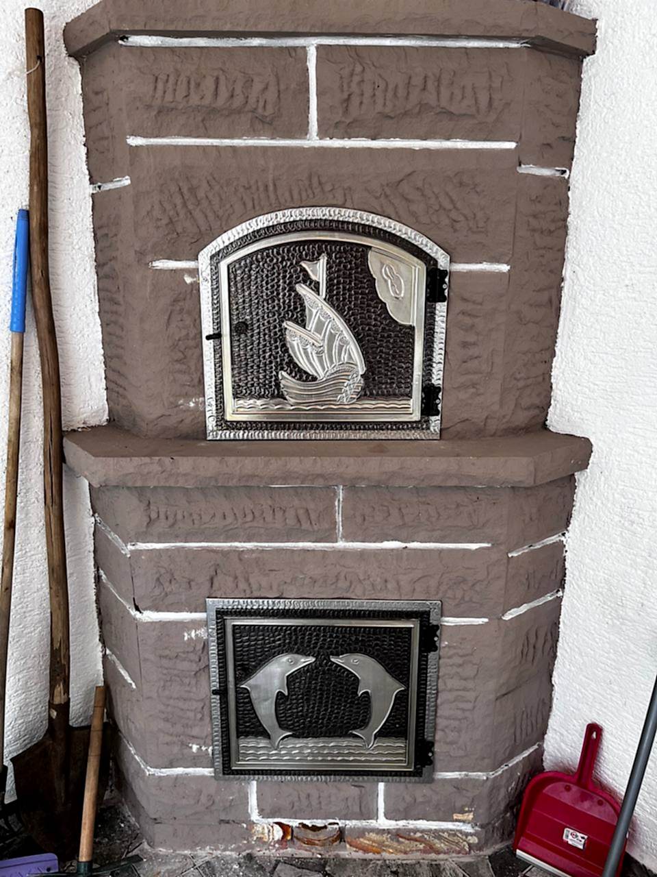 Barbekü Kapağı Gümüş Boyalı